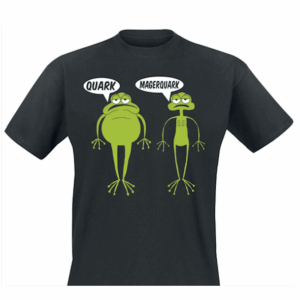 T-Shirt "Quark Magerquark" noir