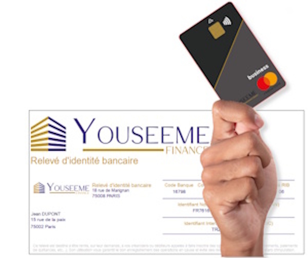 Compte IBAN & Mastercard Pro